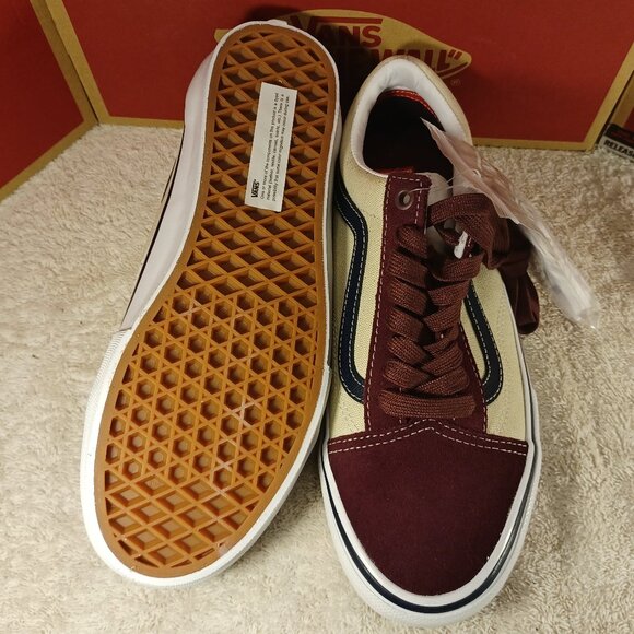 Vans Men's 6.5/Women's 8 Old Skool Popcush Mauve Wine VN0A5FCBALO - Picture 4 of 12